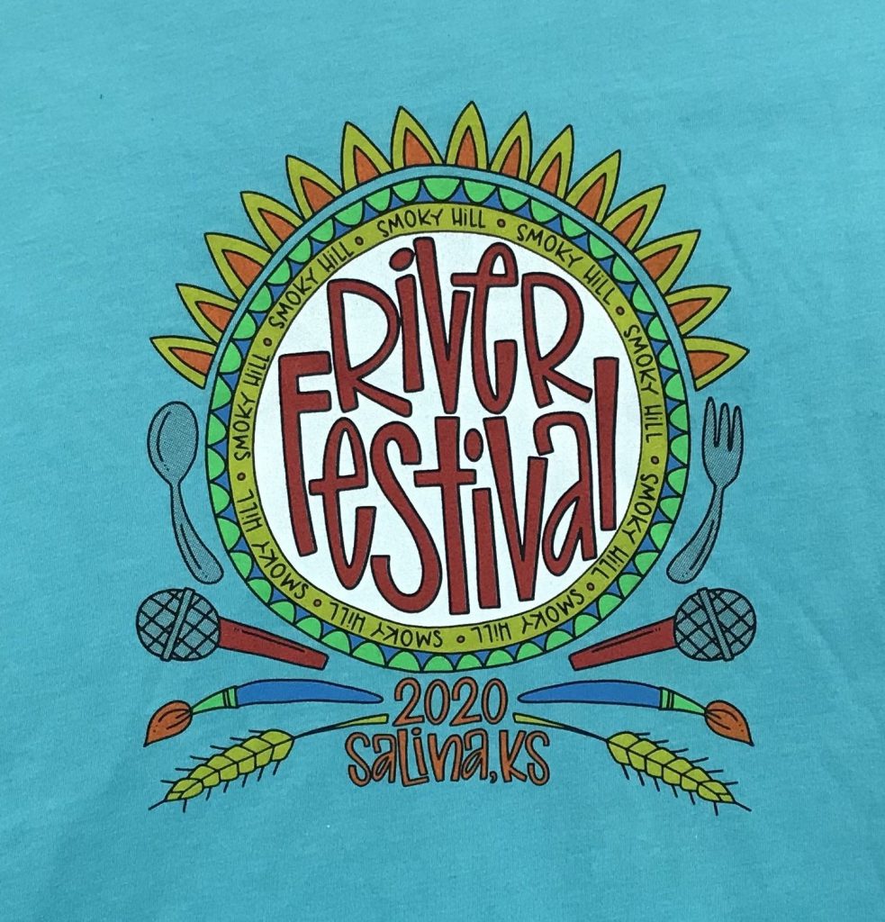 2020 Festival T-Shirt by Julie Cates, Salina, KS