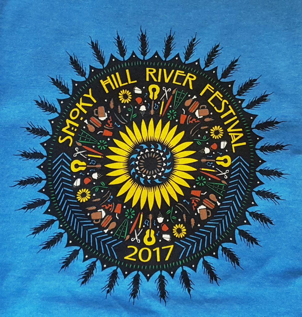2017 Festival T-Shirt by Angie Pickman, Lawrence, KS
