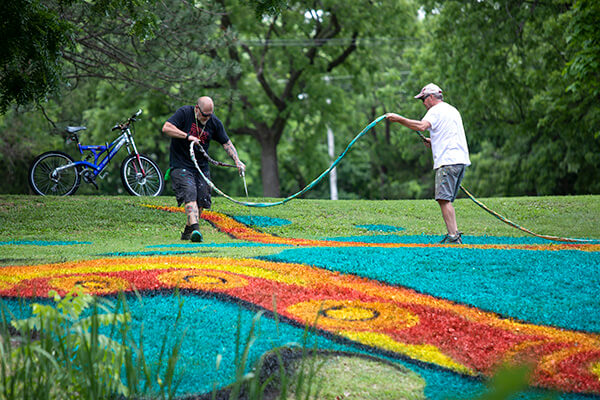 Riverbank Mural