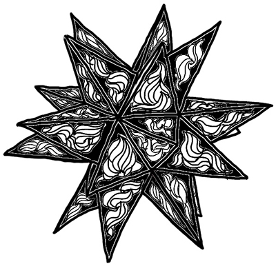 Stellar Dodecahedron by Alicia Kelly