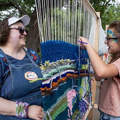 Weaving a Community