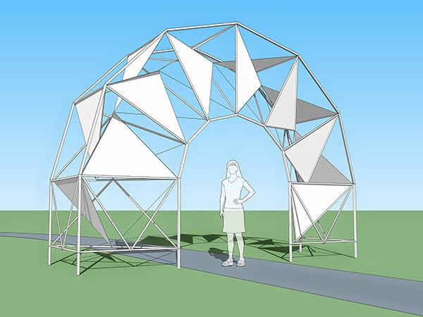 The Parasols by Matt Farley, Lucas, KS